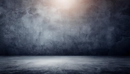 dark rough cement wall and studio room gradient background - obrazy, fototapety, plakaty