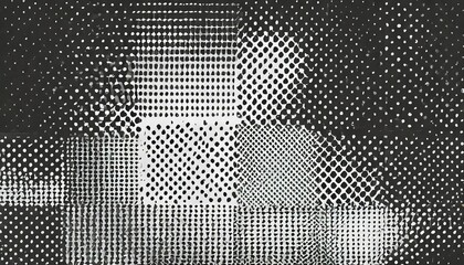 pop art background vector design squares halftone effect gradient white on black background design...