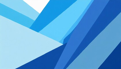 abstract blue and light blue color paper geometry composition banner background - obrazy, fototapety, plakaty