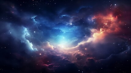 Vivid Cosmic Panorama: Mesmerizing Vista Unfolding