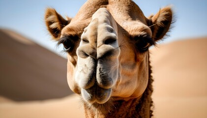 A Camels Long Eyelashes Fluttering In The Breeze Upscaled 7