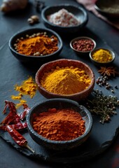 spices and herbs in a bowl