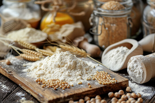 seed and grain products for gluten free baking, soy, corn flour, healthy nutrition