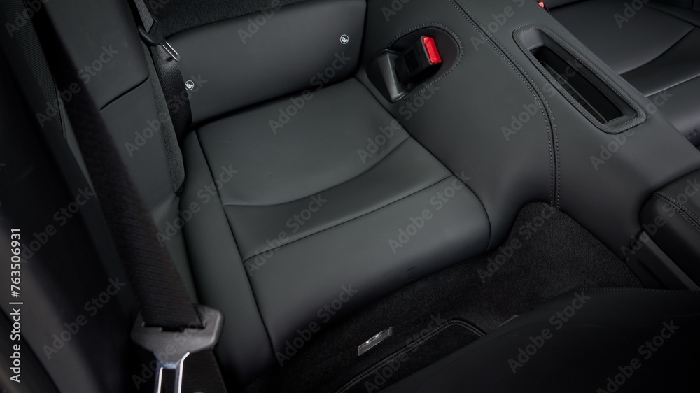 Wall mural Rear seat in a car