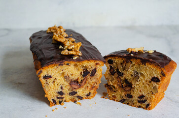 chocolate cake with nuts
