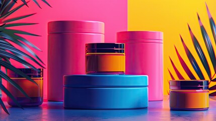 A neon-accented AI packaging design tool optimizing materials and aesthetics