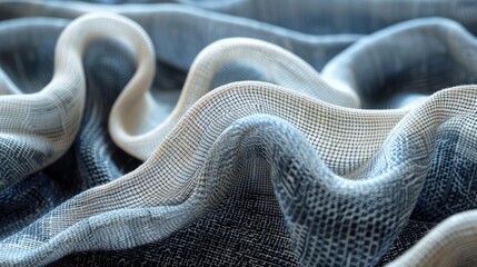 A smart fabric adapting to environmental conditions for optimal comfort - obrazy, fototapety, plakaty
