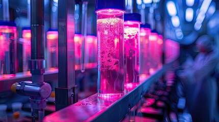 Neon-lit, synthetic biology kits for educational and research applications