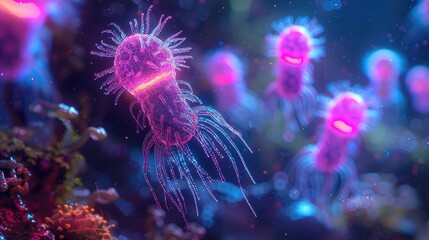 Smart, neon-enhanced bacteriophages targeting antibiotic-resistant infections
