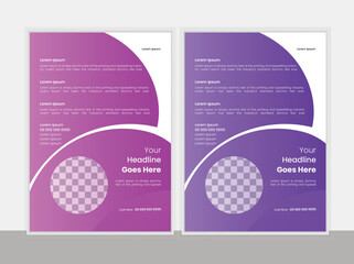 Elegant business flyer template