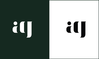 GA, AG, G, A, Abstract letters Logo Monogram - obrazy, fototapety, plakaty
