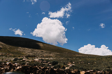 scenic view of the Andes mountain range in the Argentine province of Jujuy