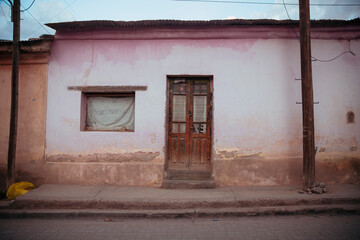 old window in tilcara, argentina