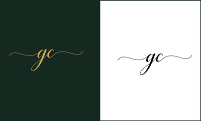 GC, CG, G, C, Abstract Letters Logo Monogram