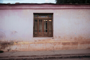 old window in tilcara, argentina