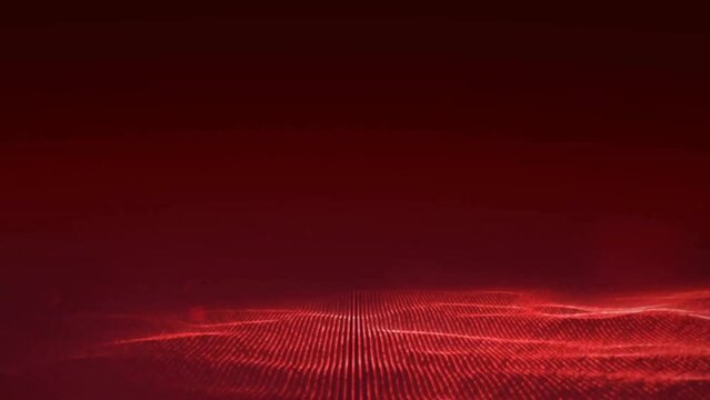 Animation of red light spots on red background