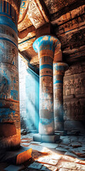 	
columns with the words quot god quot on them - obrazy, fototapety, plakaty