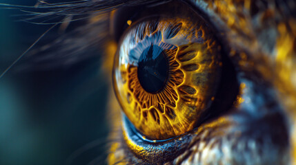 Captivating Gaze: A Detailed Close-up of a Deer's Eye