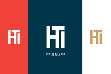 HT, TH, H, T, Abstract Letters Logo Monogram