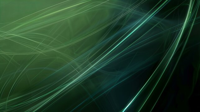 abstract green wavy background