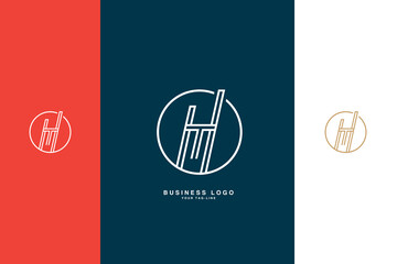 HT, TH, H, T, Abstract Letters Logo Monogram