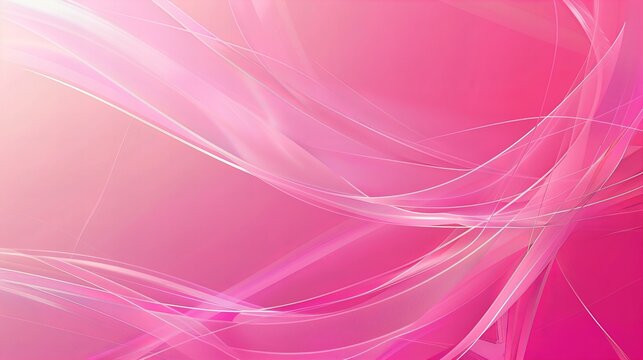 pink waves background for professional business presentation, graphic design ppt slides template with copy space
