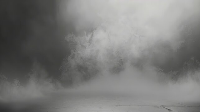gray smoke or steam background for professional business presentation, graphic design ppt slides template with copy space