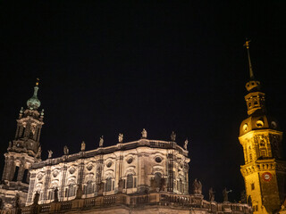 Fototapeta na wymiar Dresden bei nacht