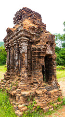Fototapeta premium Duy Phu, Quang Nam, Vietnam: Temple in My Son