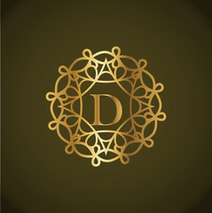 Web Creative Initial letter d logo design with modern business vector template. Creative isolated d monogram logo design
