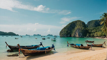 Fototapeta na wymiar beautiful beach in Thailand