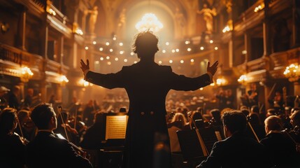 Person Standing in Front of Stage With Lights