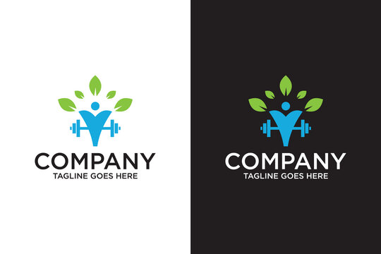 Love fitness logo template Gym sport fitness Logo Template vector elegant design. Beauty Spa Logo Type. Woman girl