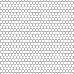 Black outline  honeycomb pattern silhouette vector
