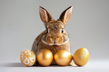 Fototapeta na wymiar The Rabbits Golden Treasures