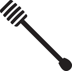 Black dipper vector and dipper outline silhouette