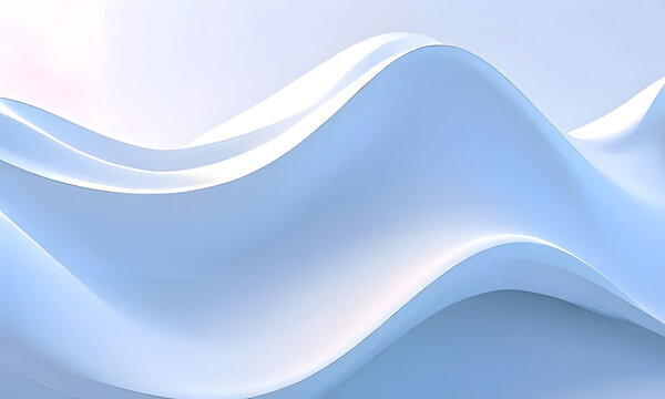 Abstract modern wavy white background smooth color decorative shape design
