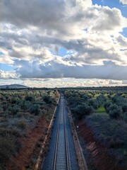 Vias del tren 