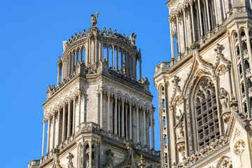 Bell tower of the Orléans Cathedral of Sainte Croix (