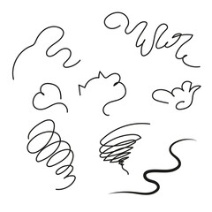 hand drawn illustration line