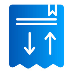 This is the Accounting Book icon from the Accounting icon collection with an solid gradient style