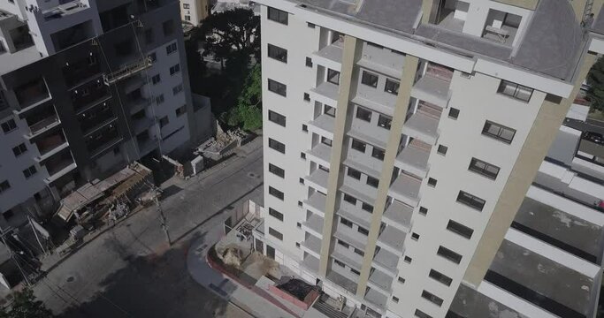 Paisagem Urbana Cidade Florianopolis Centro Trindade Itacorubi Beira Ilha Mar Ba&iacute;a Norte Morro da Cruz Pr&eacute;dio Obra Constru&ccedil;&atilde;o Arquitetura Engenharia Urbanismo Santa Catarina Por Sol Drone A&eacute;rea Brasil