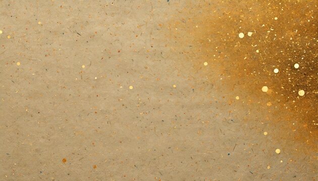 sheet of recycled paper background with inclusions of golden particles extra large highly detailed image