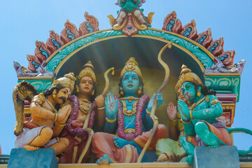 Sree Seetha Rama Lakshmana Sametha Hanuman Mandir, Rishikesh. India