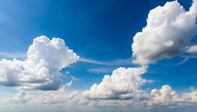 sky background with white cloud