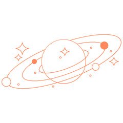 Minimalist Cosmic Vintage