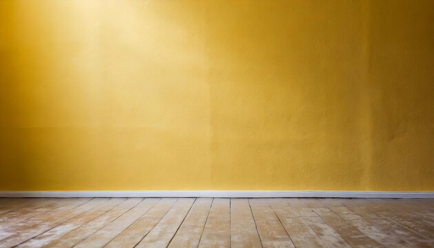 yellow gradient wall and empty studio room background