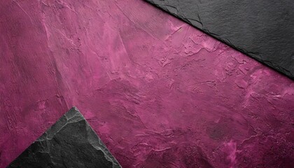 pink black magenta stone concrete paper texture background panorama banner long with space for text