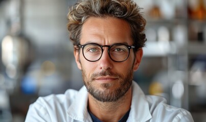 Obraz premium A confident man professional researcher