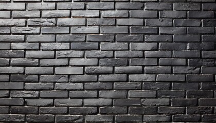 black brick wall dark background for design